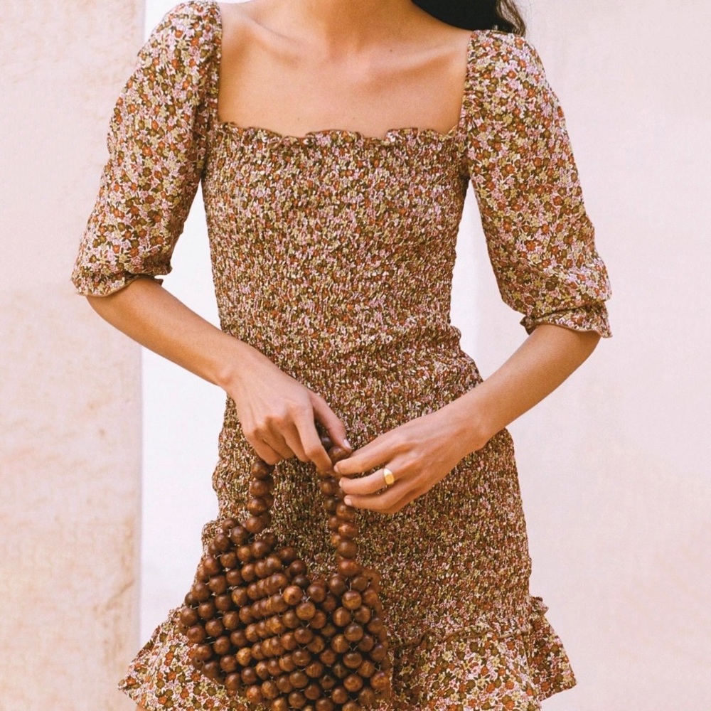 Faithfull the Brand Floral Mini Dress